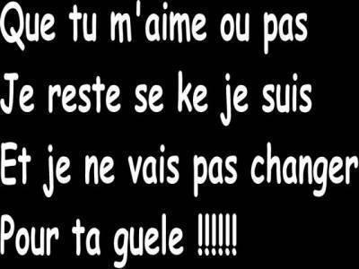 Que Tu M Aime Ou Pas